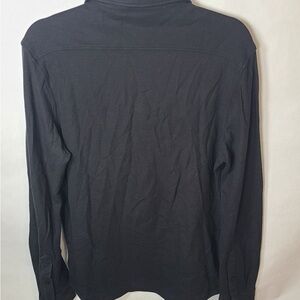 Murano Black Casual Button Down Shirt